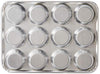Nordic Ware Naturals Aluminum NonStick Muffin Pan, Twelve 2.75 Inch Cups