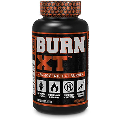 Burn-XT Clinically Studied Fat Burner & Weight Loss Supplement - Appetite Suppressant & Energy Booster - Fat Burning Acetyl L-Carnitine, Green Tea Extract, & More - 60 Natural Diet Pills