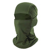 hikevalley Balaclava Face Mask Adjustable Windproof UV Protection Hood (Army Green)