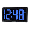 AcuRite 75111M 10-inch LED Digital Clock with Auto Dimming Brightness Blue