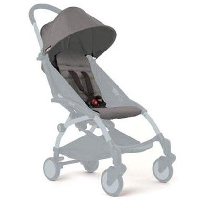 BABYZEN YOYO 6+ Color Pack, Grey - Textiles Only: Seat Cushion, Matching Canopy & Zippered Back Pocket - Requires YOYO2 Frame (Sold Separately)