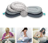 VUPUPYBaby Breastfeeding Pillow Nursing Pillow,Best for Mom,Adjustable Height Polyester Proper (Gray)