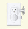 Socket Sitter: Always Connected, Never Lost! No Choking Hazard! Child Safety Cover, Electrical Outlet Cover, Plug Protector, Socket Protector (Pack of 6, Covers 12 outlets) (Crisp White)