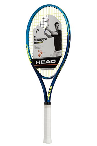 HEAD Ti. Conquest Pre-Strung 27in. Dark Blue Tennis Racquet