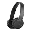 Sony WH-CH510 Wireless Bluetooth On-Ear Headphones (Black), USB-C Charging and Built-in Microphone with Knox Gear Hard-Shell Case Bundle (2 Items)