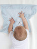 Little Giraffe Baby Blanket - Blanky - Soft Blanket with Satin Trim - Baby Stroller Blanket - Newborn Baby Essentials & Baby Gifts - 14x14