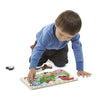 Melissa & Doug Wooden Chunky Puzzles Set - Farm and Pets - Wooden Puzzles for Toddlers, Animal Puzzles For Kids Ages 2+