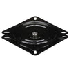 Attwood 17720 Seat Swivel, for Boat Seat, 6 ¼ Inches, 0-Degrees Tilt, Aluminum, Black Power Coated