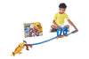 Metal Machines T-Rex Attack Building Trackset with Mini Racing Car for Unisex Children