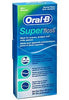 Oral-B Super Floss Mint Dental Floss for Braces Bridges - 50 Strips (Pack of 6)