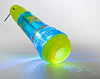 Echo Mic for Kids and Toddlers - Magic Microphone with Multicolored Flashing Light and Fun Rattle - Blue and Yellow Speech Therapy Feedback Toy - Retro Gift For Boys and Girls Who Love Singing