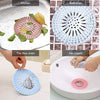 Hair Catcher Shower Drain Covers Protector Durable Silicone Bathtub Hair Stopper Easy to Install and Clean Suit for Bathroom Tub Shower and Sink, 5 Pack