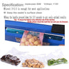 Impulse Heat Sealer Manual Bags Heat 8 Inch Impulse Sealing Machine for Plastic Bags PE PP Bags with Extra Replace Element Grip