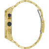 GUESS Cut Thru Dial Bracelet Watch, Gold Tone/Black/Gold Tone