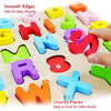 Alphabet Puzzle, WOOD CITY ABC Letter Puzzles for Toddlers1 2 3 Years Old, Educational Learning Toys for Toddlers, Alphabet Toys with Puzzle Board & Letter Blocks, Best Gifts for Girls and Boys