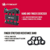 FitBeast Hand Grip Strengthener Workout Kit (5 Pack) Forearm Grip Adjustable Resistance Hand Gripper, Finger Exerciser, Finger Stretcher, Grip Ring & Stress Relief Grip Ball for Athletes