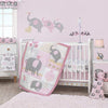 Bedtime Originals Eloise 3-Piece Crib Bedding Set, Pink (Pack of 1)