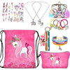 RLGPBON Unicorn Gifts for Girls, Unicorn Drawstring Backpack,Unicorn Bag,Girls Gifts,Birthday Decorations for Teen Girls
