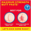 Boudreaux's Butt Paste Maximum Strength Diaper Rash Cream, Ointment for Baby, 2 oz Tube