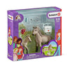 Schleich Horse Club, Horse Toys for Girls and Boys, Hannah's First-Aid Kit Horse Set with Icelandic Horse Toy, 7 pieces