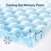 ZINUS 1.5 Inch Swirl Gel Cooling Memory Foam Mattress Topper, Cooling Airflow Design, CertiPUR-US Certified, Twin