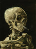 Palace Learning Vincent Van Gogh (Skull with Cigarette, 1885) Art Poster Print - 18 x 24 Laminated - Van Gogh Skeleton