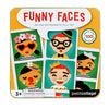 Petit Collage Funny Face Magnetic Travel Play Set - Fun Game for Families, Ideal for 2-4 Players, Ages 4+ - Travel Game for Kids with Handy Portable Tin - Make a Great Gift Idea