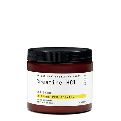 BEYOND RAW Chemistry Labs Creatine HCl Powder | Improves Muscle Performance | 120 Servings