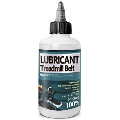 100% Silicone Treadnmill Belt Lubricants/Lubes | Non Toxic and Odorless | High Cost Performance and High Stability | with Precision Screw Caps for Easy Use | Full Belt Width Lubrication