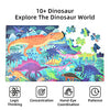Mideer Dinosaur Puzzles for Kids Ages 3-5, 104pcs Large Size Jigsaw Puzzles with Hand-held Gift Box, Preschool Learning & Education Toys, Dinosaur Floor Puzzles for Kids Age 4-8