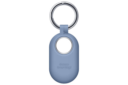 SAMSUNG Galaxy SmartTag2 Silicone Case, GPS Tracker Holder, Tracking Device Protective Cover with Key Ring, Soft Touch, EF-PT560CLEGUS, Blue
