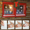 300+pcs Snowflake Window Clings Christmas Decorations Snowflakes Window Decals - White Snowflake Decorations Winter Window Clings Snow Decals (8 Sheets)