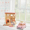 Calico Critters Bakery Shop Starter Set, Toy Dollhouse Furniture and Accessories Set for Red Roof Cozy Cottage, Family Picnic Van