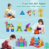 Compatible Magnetic Tiles Building Blocks STEM Toys for 3+ Year Old Boys and Girls Montessori Toys Toddler Kids Gifts Parent Approved Sensory Toys Learning by Playing Activities - 102PCS Advanced Set
