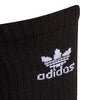 adidas Originals Trefoil Crew Socks (6-Pair), Black, Large