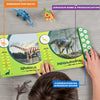 Toy Pal Dinosaur Toys for Kids 3-5 - Interactive Dinosaur Book with Sound + 12 Realistic Dinosaur Figures - Fun and Educational Dinosaur Toys for Boys and Girls 2 3 4 5 Year Old