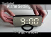 Ygdigital Digital Alarm Clock,6.5 Inch LED Mirror Electronic Clocks,with 2 USB Charging Ports,Snooze,12/24H,3 Adjustable Brightness,for Bedroom Home Office (Black)