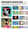 Merge Cube - Augmented & Virtual Reality Science & STEM Toy - Educational Tool - Hands-on Digital Teaching Aids - Science Simulations - Home School, Remote & in Classroom Learning - iOS & Android