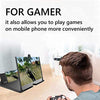 Smartphone Screen Magnifier Stand 14 Inch 3D Foldable Amplifier for Cell Phone with Adjustable Angle