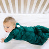 DREAMLAND BABY Sleep Sack | Baby: 6-12 Months | Gently Weighted Sleep Sacks | 100% Natural Cotton | 2-Way Zipper | Machine Washable | Newborn/Infant Swaddle Transition