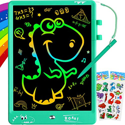 ZMLM LCD Writing Tablet for Boys - 10 Inch Drawing Board Doodle Pad Large Colorful Sketch Toy Magic Erasable Art Supplies for Kids 3-12 Year Old Toddler Girl School Birthday Game