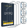 QHOHQ 3 Pack Screen Protector for iPhone 13 Pro Max 6.7