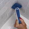Unger 2-in-1 Grout & Corner Scrubber Brush Tool - Cleaning Brush, Showers, Grout, Shower Door Tracks, Bathroom Tile & Bathtub