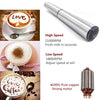 Electric Milk/Coffee Frother, Basecent Rechargeable Handheld Foam Maker/Mixer for Latte, Cappuccino, Frappe Drink, Hot Chocolate, Stainless Steel Silver