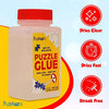 PuzzleWorx Jigsaw Puzzle Glue, Easy-On Applicator Pack of 2, Non Toxic Clear Glue for 1000/1500/2000 Piece Puzzles 4.2 oz Each Bottle (Total 8.4)