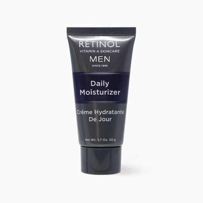 Retinol Mens Daily Moisturizer - The Original Retinol Moisturizing Cream Made For A Mans Skin - Anti-Aging Benefits of Exfoliating Vitamin A & Deep Hydration For Healthier, Younger Looking Skin