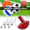 WILLBOND 100 Pack Basketball Pump Needles Ball Pump Inflation Needles Air Pump Needles with Storage Box for Sports Balls, Football Basketball Soccer and Volleyball (Silver)