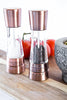 Cole & Mason Derwent Salt & Pepper Mill Gift Set - Salt and Pepper Grinders - Refillable Seasoning and Spice Tools - Adjustable Salt and Peppercorn Grinder Settings - Copper