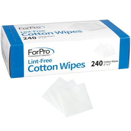 ForPro Lint-Free Cotton Wipes, 100% Pure Cotton Gauze, 2