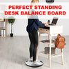 Yes4All Plastic Wobble Balance Board-Round Balance Trainer Board, Wobble Board for Standing Desk, Core Training, Home Gym Workout